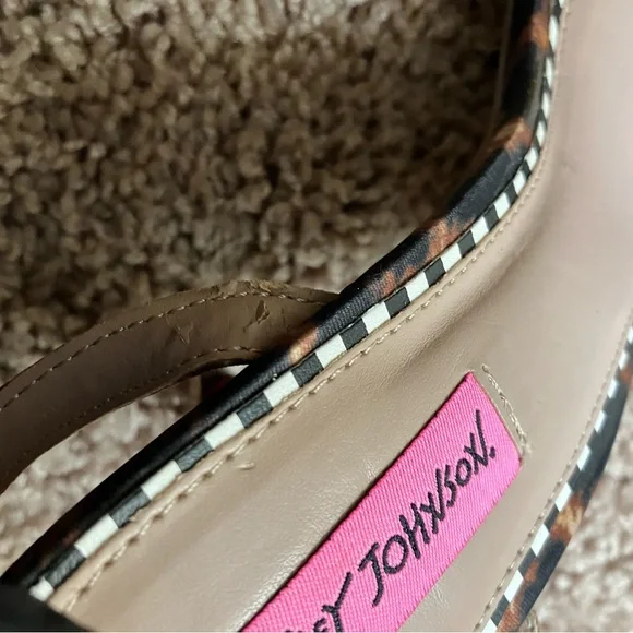 Betsey Johnson Leopard and Polka Dot Heels - Picture 6 of 6